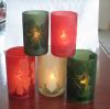 colored candle holder cups glassware