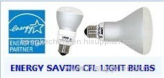 ENERGY SAVING CFL LIGHT BULBS