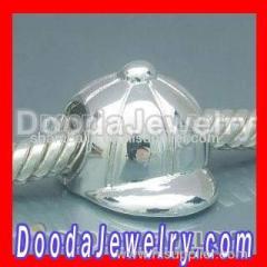 Cheap Sterling Silver chamilia cap Charm bead wholesale