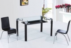 glass dining table