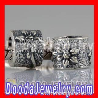 chamilia siver red poppy bead