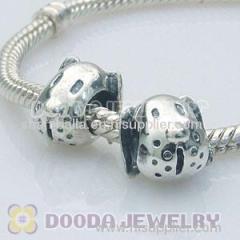 Wholesale chamilia dog charm beads fits chamilia jewelry bracelet