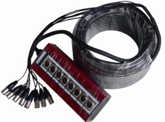 Stage box snake cables