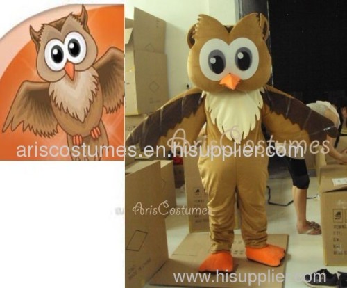 Owl mascot costume mascot suit high school mascot