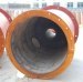 steel pipe with 20mmthk cast basalt lining