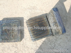 Prevent slipping cast basalt tiles