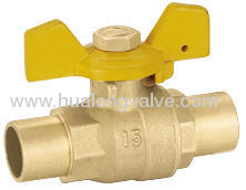 safety brass gas valve