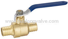 brass gas valve with union