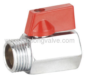 brass mini ball valve FxM