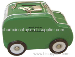 car shape tin box