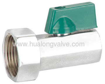 brass mini ball valve FxF H-03402A