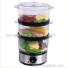 Stainless steel food steamer XJ-92214 IIS-3layers