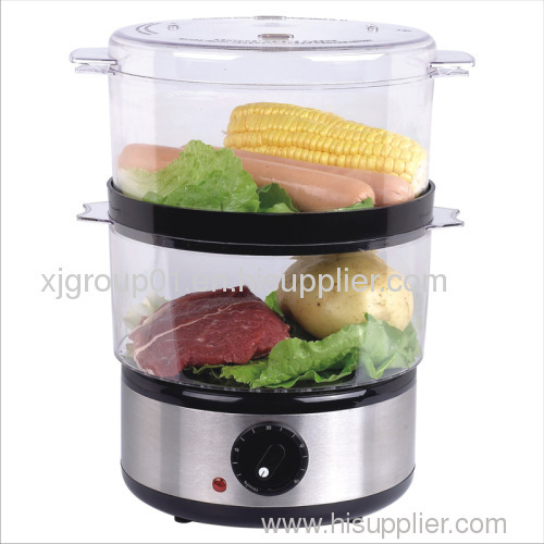 Food steamer with 2 layers XJ-92214IIS