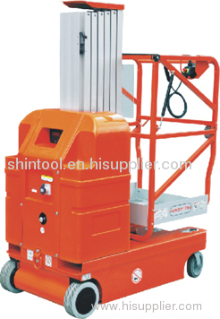 Electric Aluminium Work Platform (SINGLE MAST)