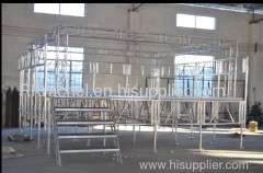 aluminum stage