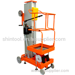 Mobile Aluminum Work platform (Manual) Single Mast