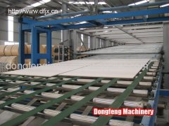 Gypsum board machine