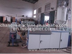 Corrugated optic duct protection sleeve pipe production line