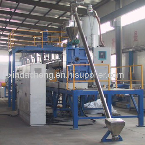 PET sheet extruder