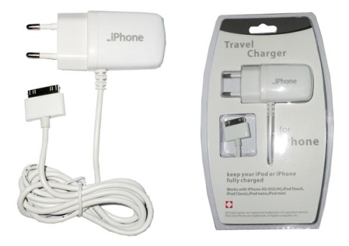 Travel Charger for iPhone 3G/4G/iPod/iPad/iPad 2