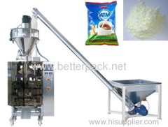 Automatic powder vertical form fill and packing system