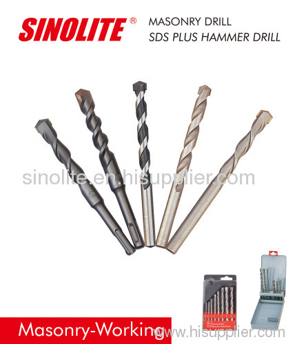 Masonry-Working SDS plus shank Hammer Drill Bits, Concrete Granite Drill Bits