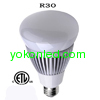 ETL Listed 650LM Warm White R30 E26 Dimmable LED Bulb
