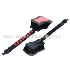 Short Handle Water Flow-through Car Brush