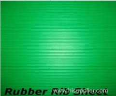 Rubber rib mats