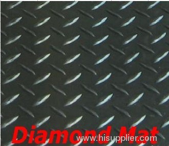 Rubber diamond mats