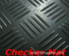 Rubber checker mats