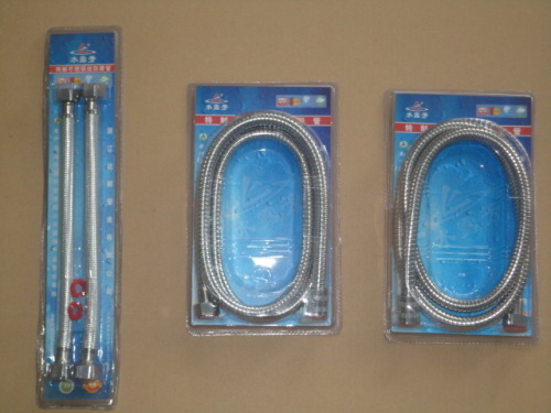 1.5m Double-lock Stainless Steel Shower Hose, Wire Knitted Hose