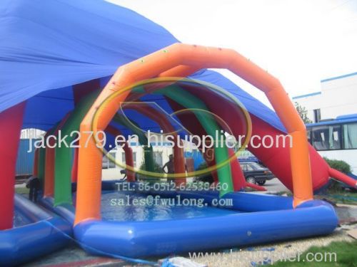 inflatable tent pool prevent sunshine
