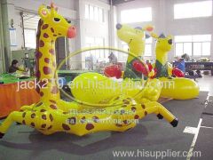 animal inflatable battery car