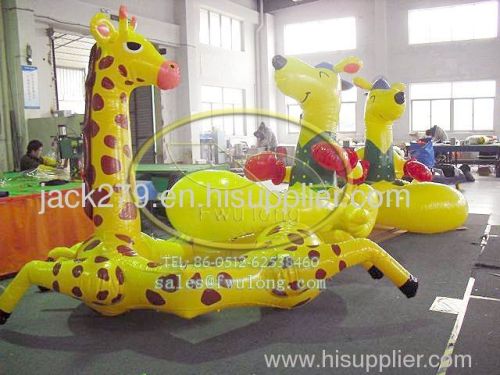 animal inflatable battery car