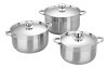 6Pcs stainless steel cookware set