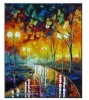 Park NightOriginal Abstract Oil Painting