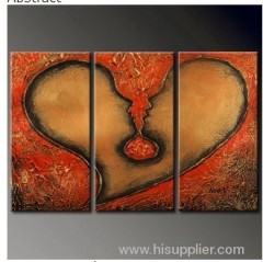 abstract canvas oil painting