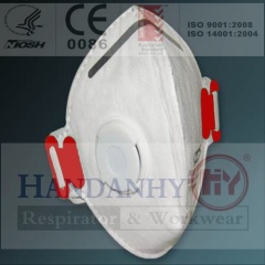 respirator/dust mask/N95/CE/respiratory protection/FFP/P1/P2/disposable particulate respirator/ filtering facepiece