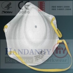 respirator/dust mask/N95/CE/respiratory protection/FFP/P1/P2/disposable particulate respirator/ filtering facepiece