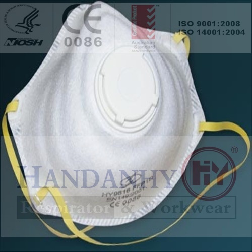 respirator/dust mask/N95/CE/respiratory protection/FFP/P1/P2/disposable particulate respirator/ filtering facepiece