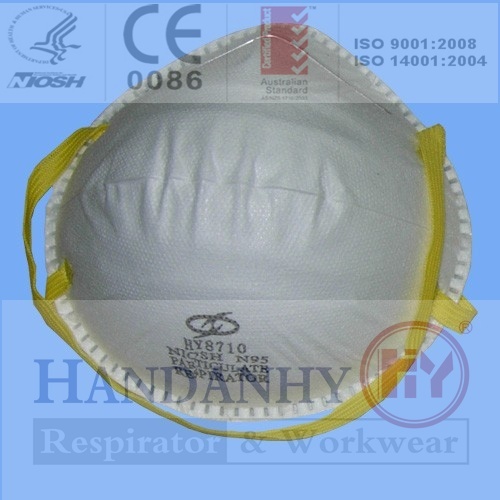 respirator/dust mask/N95/CE/respiratory protection/FFP/P1/P2/disposable particulate respirator/ filtering facepiece