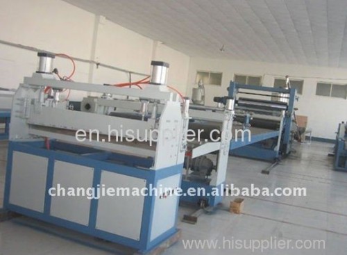 PE single wall corrugated pipe production line