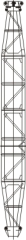 32 /40m height steel inner -suspended gin pole