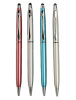 Beautiful metal ball pen with bright chrome accessories