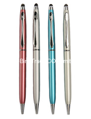 ball pen with chrome accessories