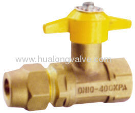 brass mini gas valve