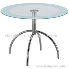 Frosted glass table / hot bending glass / colored glass table / coffee table