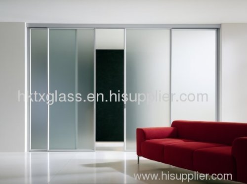 glass Sliding door/frostedglass/glass room divider