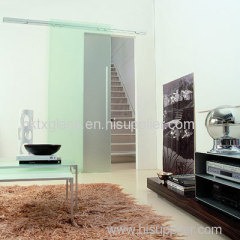 Interior glass door / frosted glass door / sliding door / carved glass